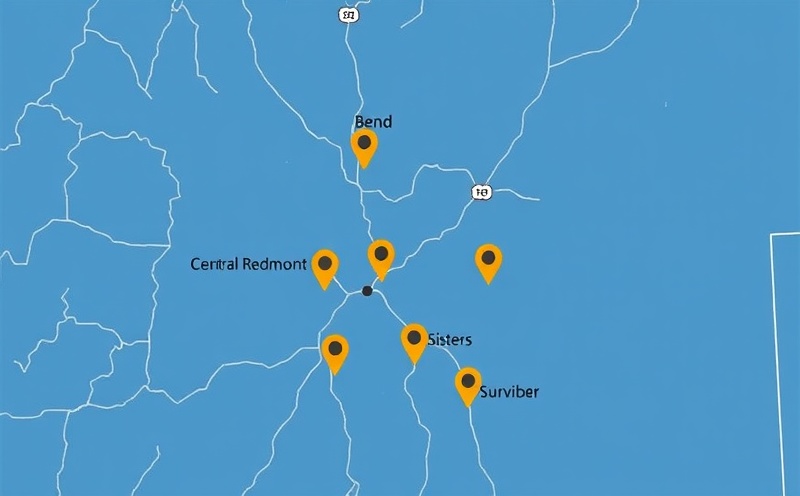 Central Oregon service area map showing Bend, Redmond, Sisters, and Sunriver