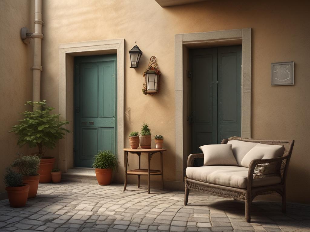 cozy accommodations, Italian decor, comfortable lodging, Pozzuoli charm