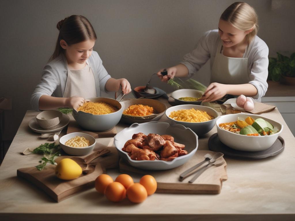 family cooking, cooking kit, recipes, bonding activities