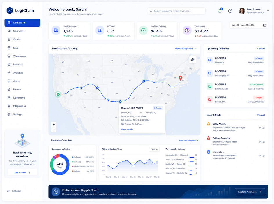FleetSync — Logistics Platform