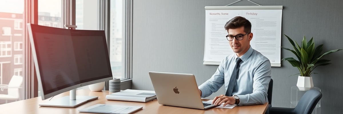 Professional executive developing their personal brand