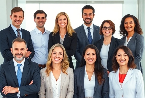 Diverse executive professionals representing healthcare, real estate, energy, and nonprofit sectors