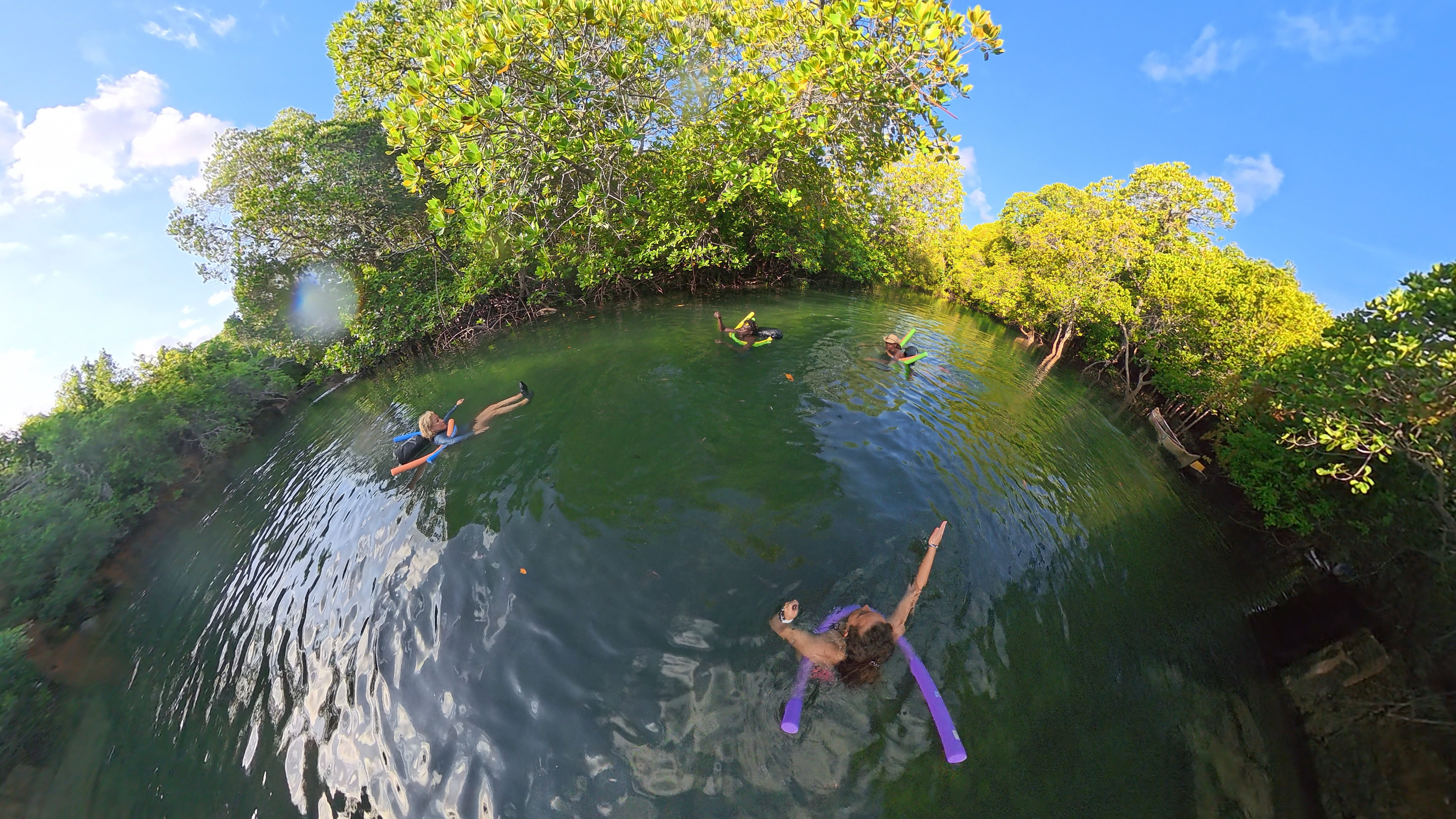 Floating with the Current