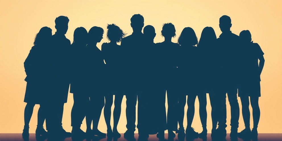Diverse group of people representing all clients