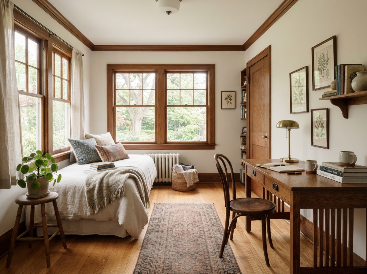 Bedroom 4 / study, 11' × 12'
