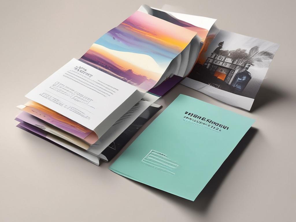 print design, brochures, flyers, posters, vibrant colors