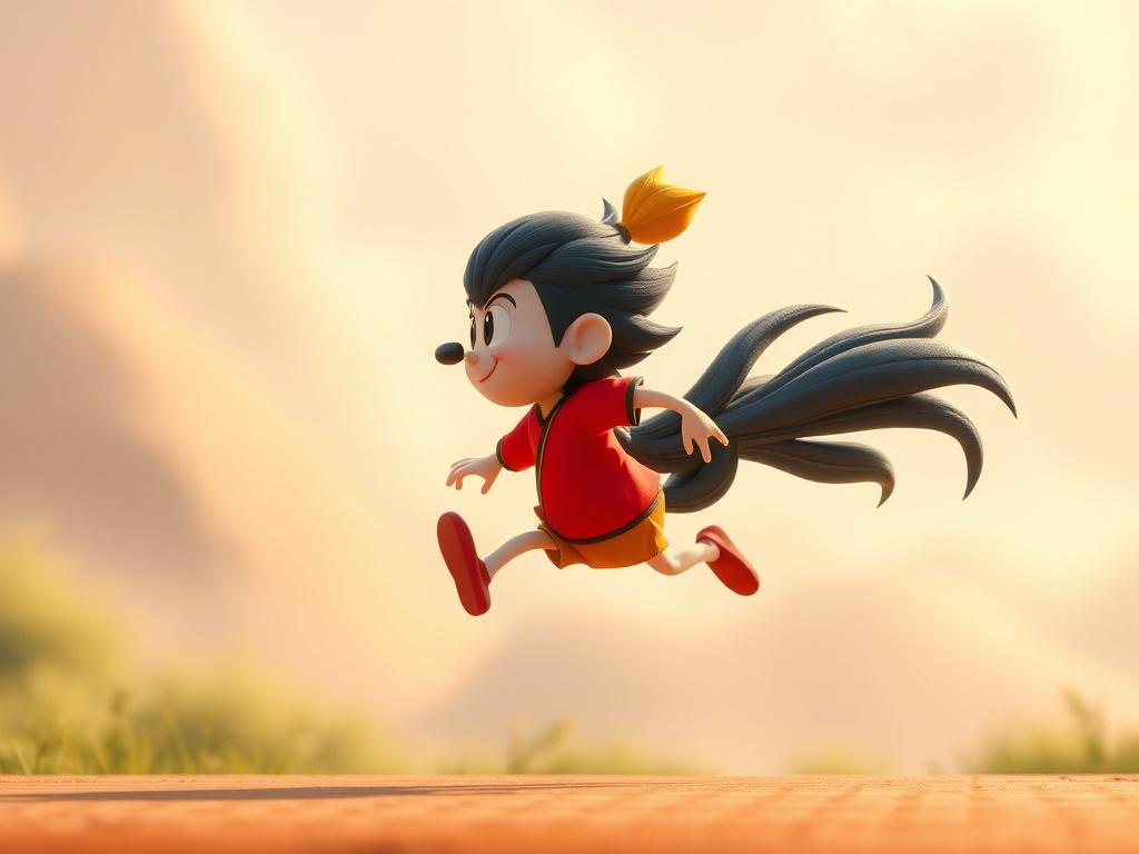 A high resolution image showcasing a sequence of frames from