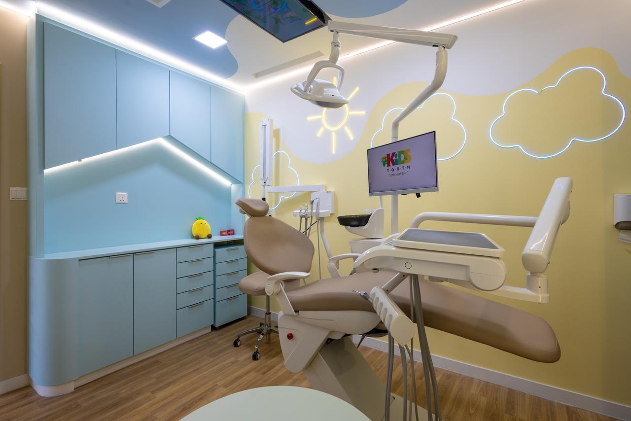 Child-friendly pediatric dental clinic interior at Kids Tooth Dubai