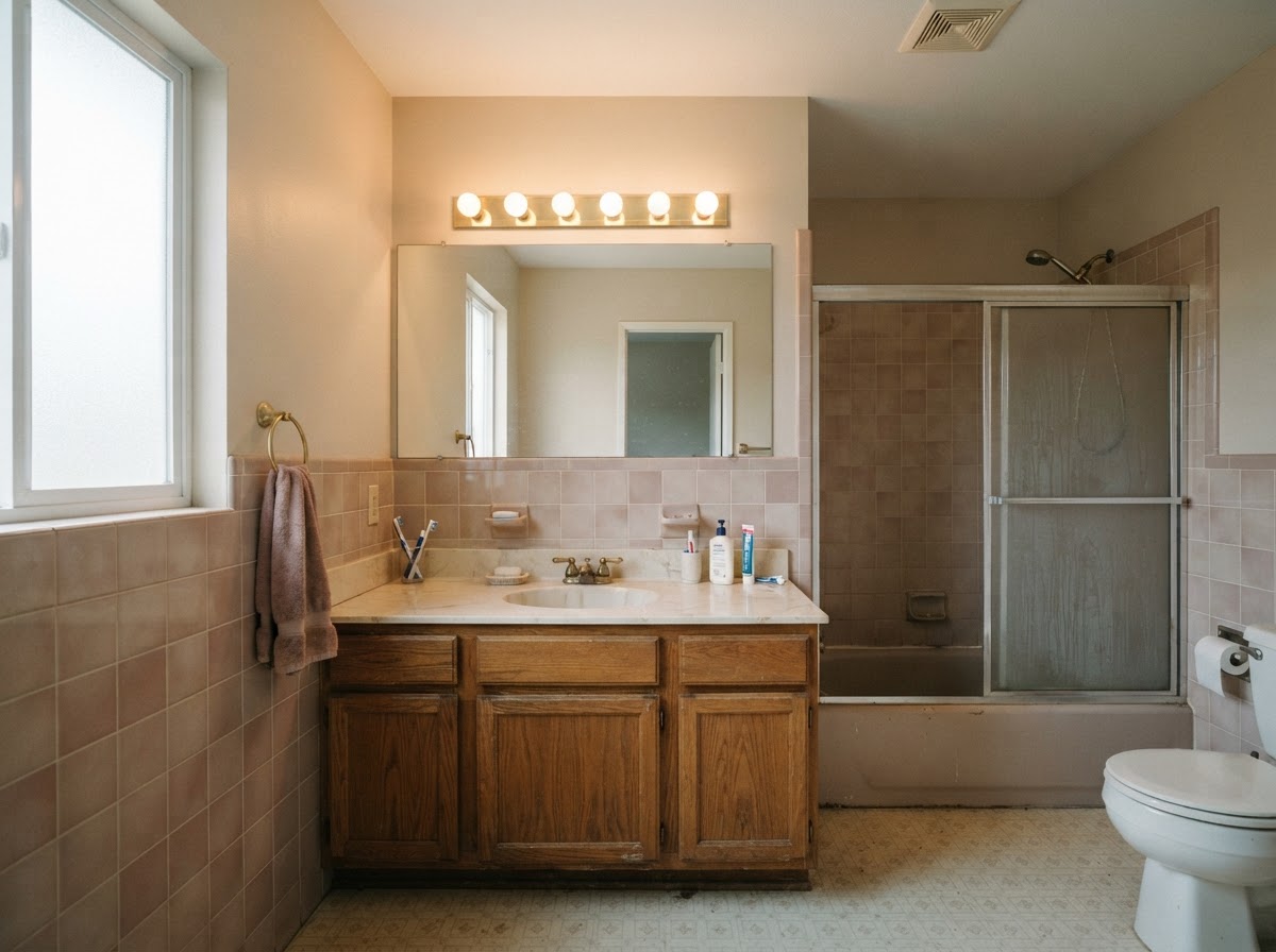 Northeast Primary Bath, before