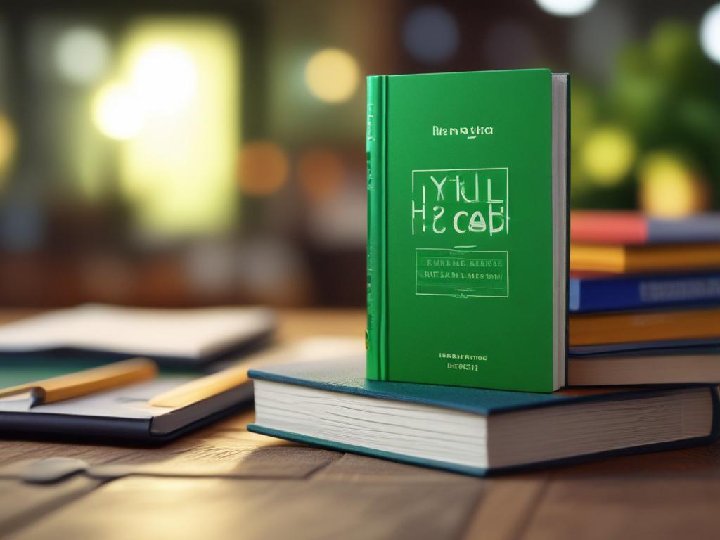 A close up shot of a book cover with a