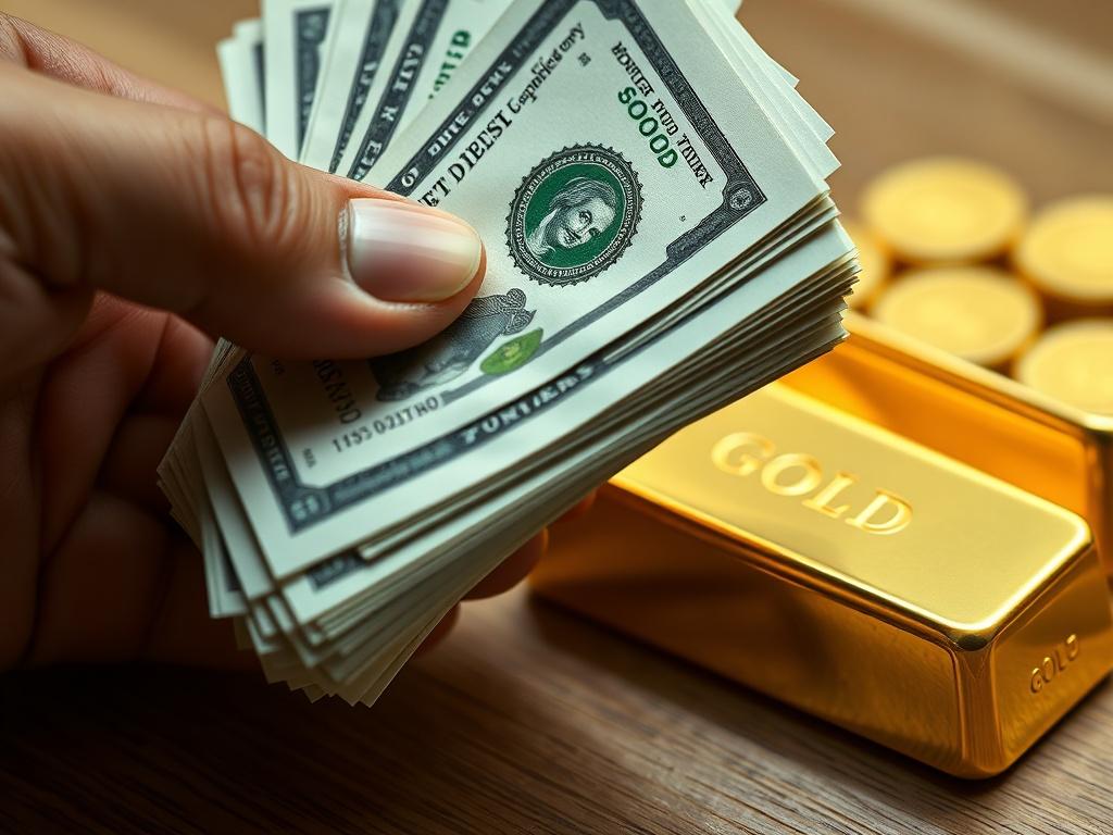 A close up shot of a hand holding a stack