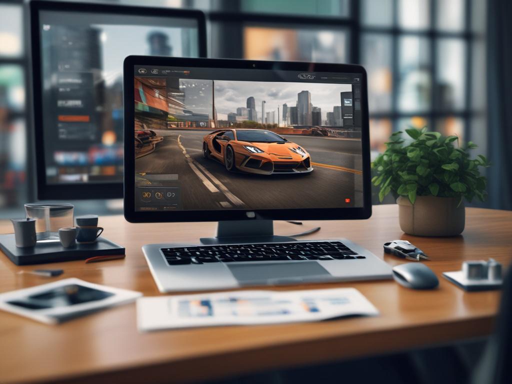 A hyper realistic close up of a digital asset management