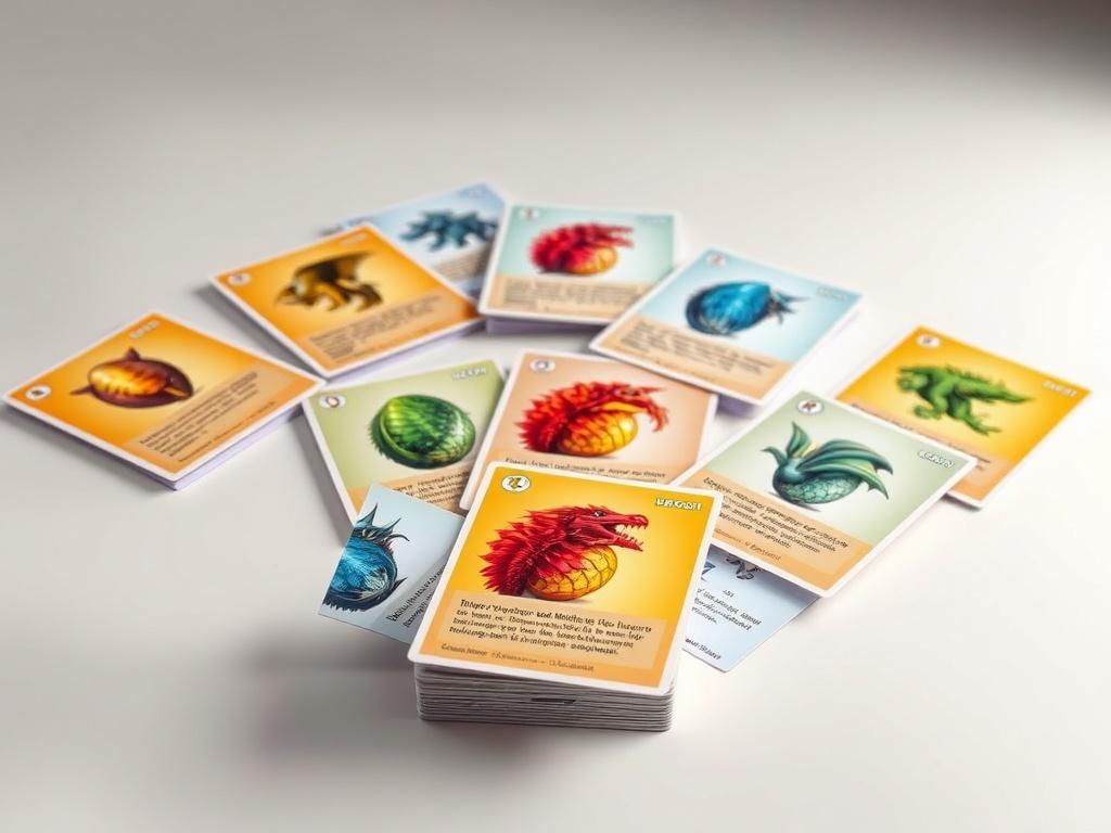 A realistic high resolution of a set of colorful dragon