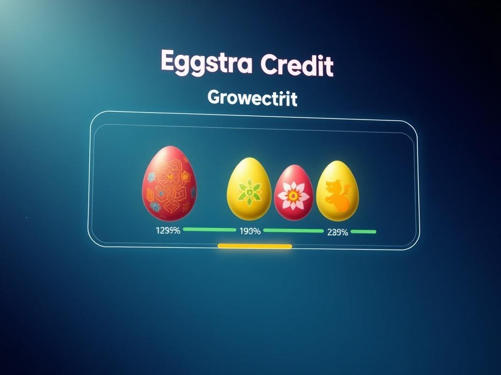An engaging visual of a progress tracker on the Eggstra