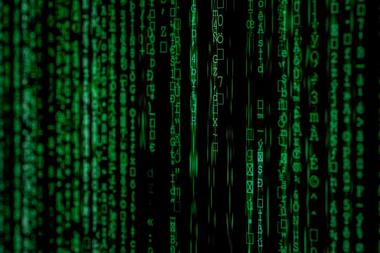 Hacker binary attack code  Made with Canon 5d Mark