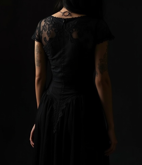 Midnight Lace Dress