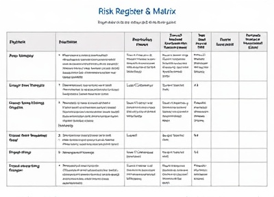Risk Register & Matrix