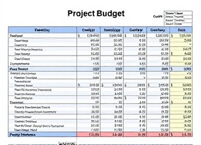 Project Budget Template
