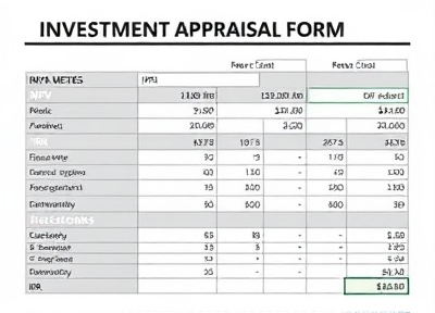 Investment Appraisal Form