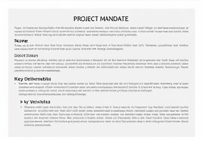 Project Mandate