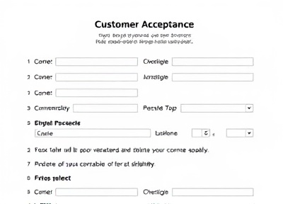 Customer Acceptance Form