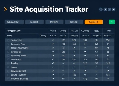 Site Acquisition Tracker