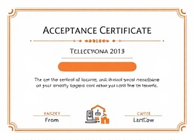 Acceptance Certificate