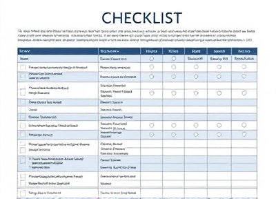 ATP (Acceptance Test Plan) Checklist