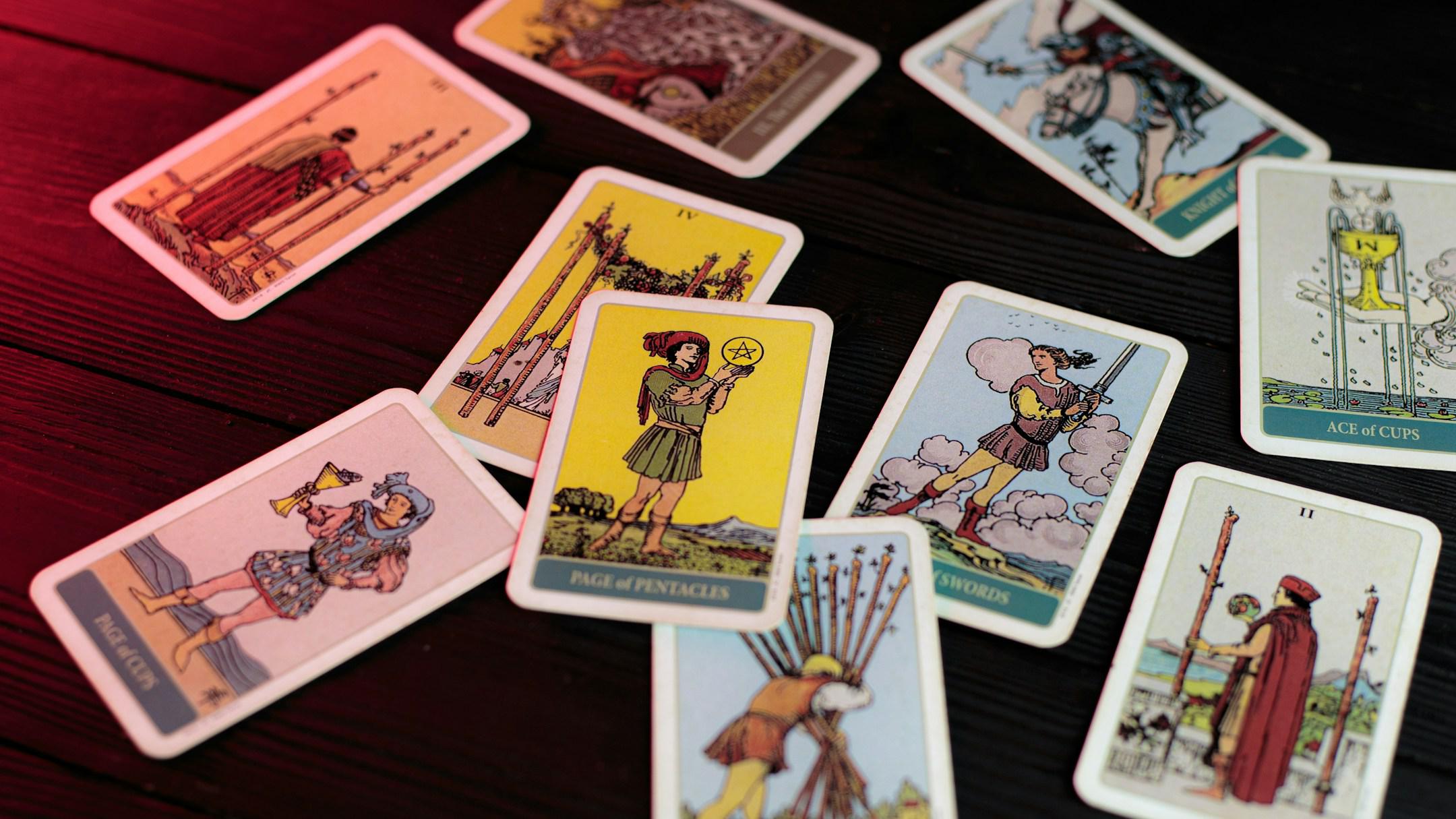 Tarot card of Waite on dark backgroudSay "Thanks" via PayPal