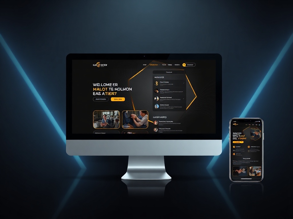 Website mockup