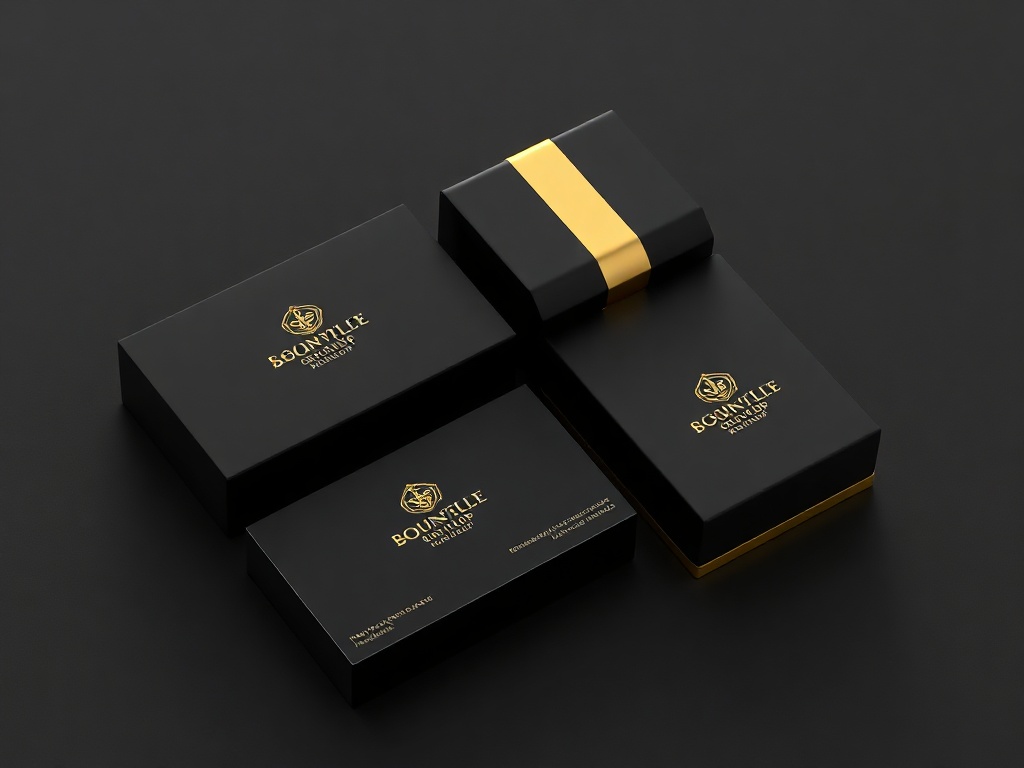 Business card and packaging mockup