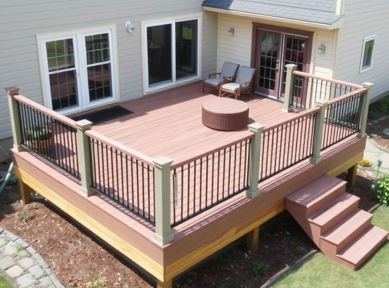 Elevated Seating Platform with Integrated Stairs - Image 1
