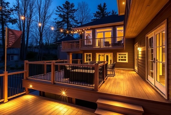 Multi-Level Entertainment Deck