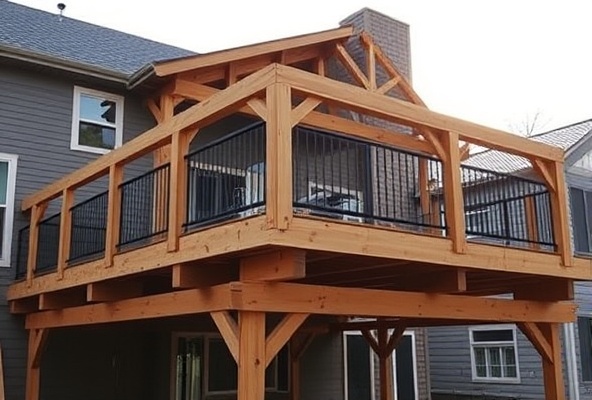 Cedar Deck with Premium Framing