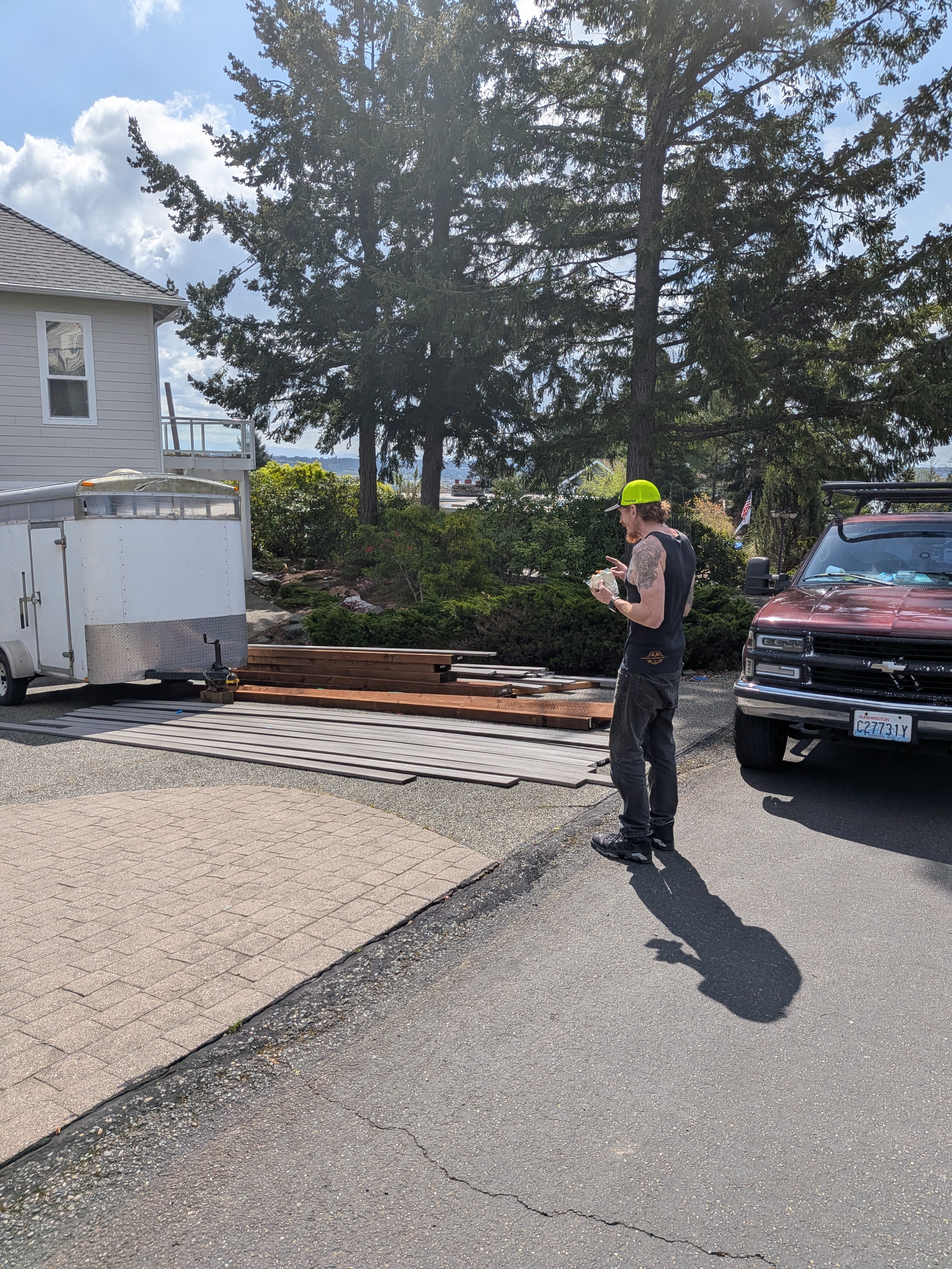 Coffey Construction founder on-site, demonstrating professional expertise and trustworthiness