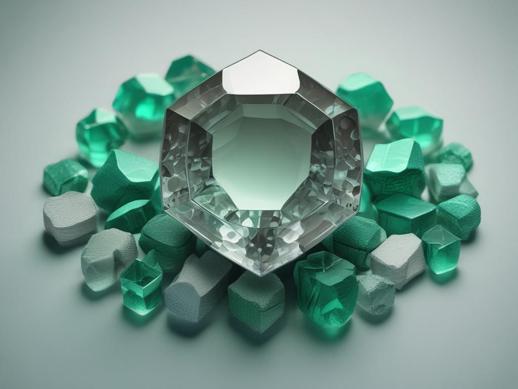 Emerald, gemstone, blockchain, token, investment