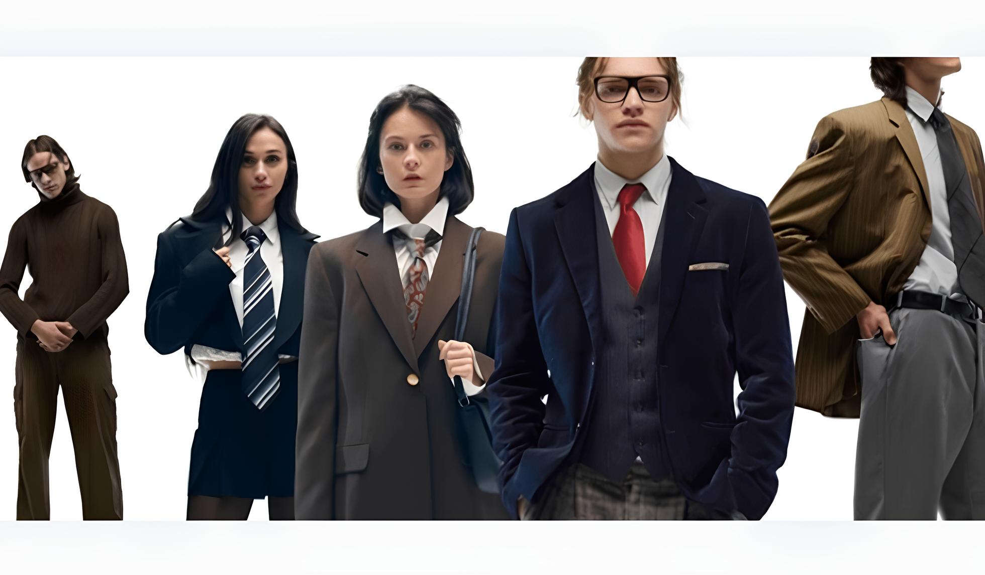 Luxury fashion models