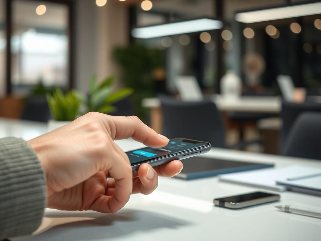 A close up shot of a secure digital transaction being