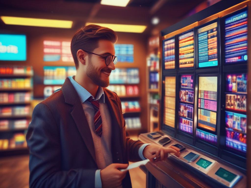 a close up image of a merchant using a POS