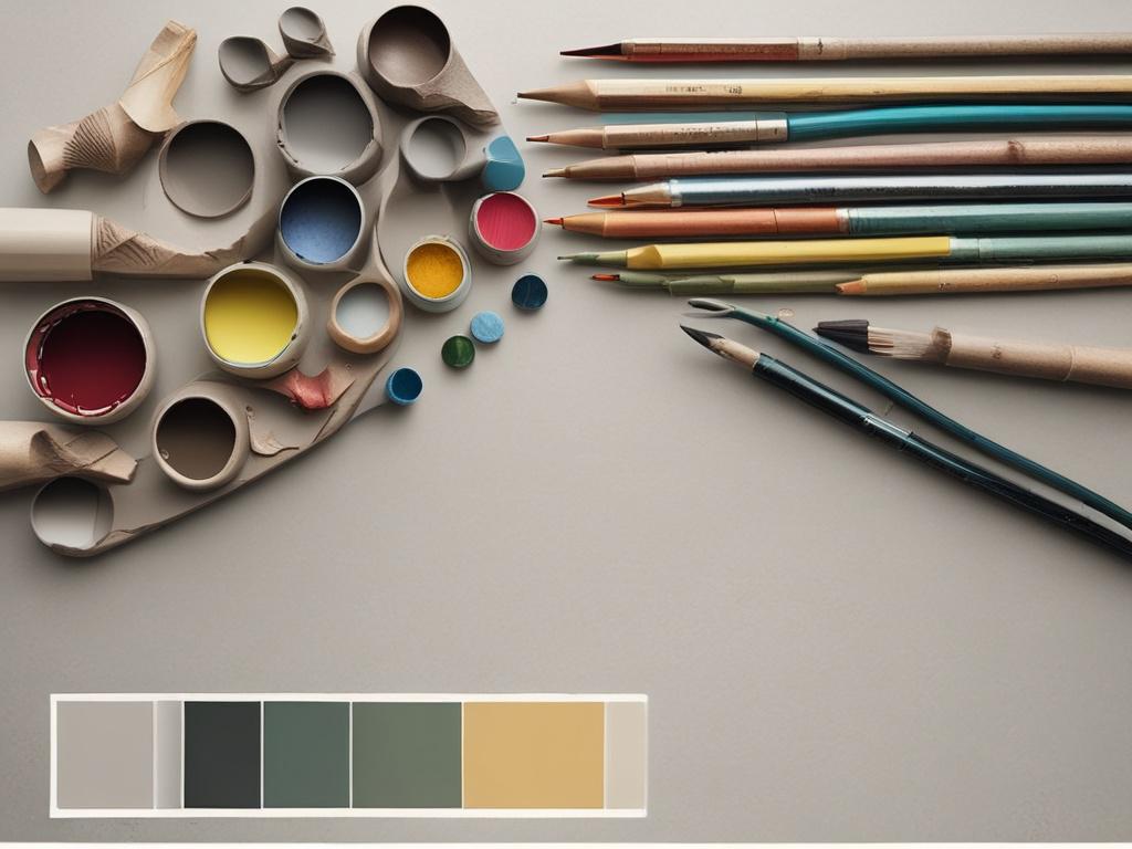 artistic tools, digital creativity, visual design, abstract art, color exploration