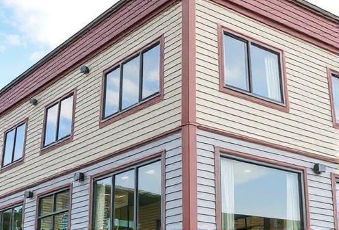 Commercial siding and windows