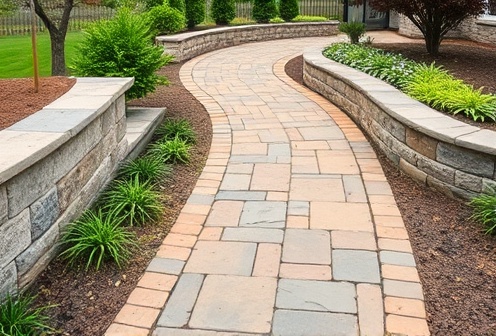 Stone pathway