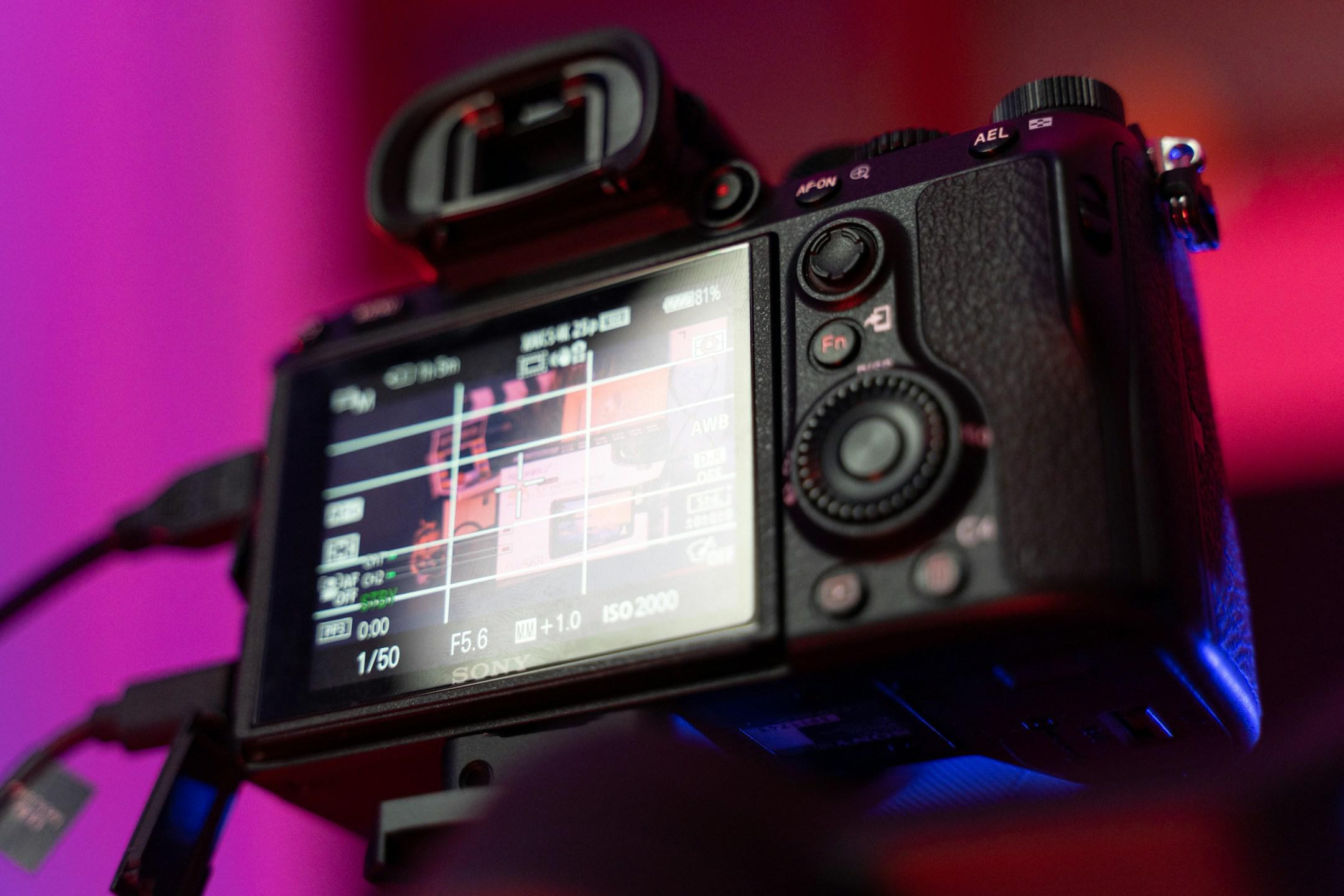 Sony A7III with gimbal DJI Ronin SC