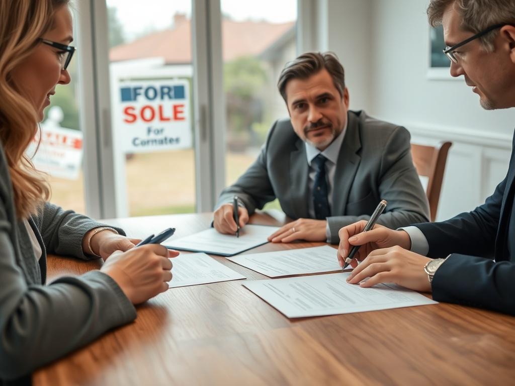 A close up shot of a mobile notary at a