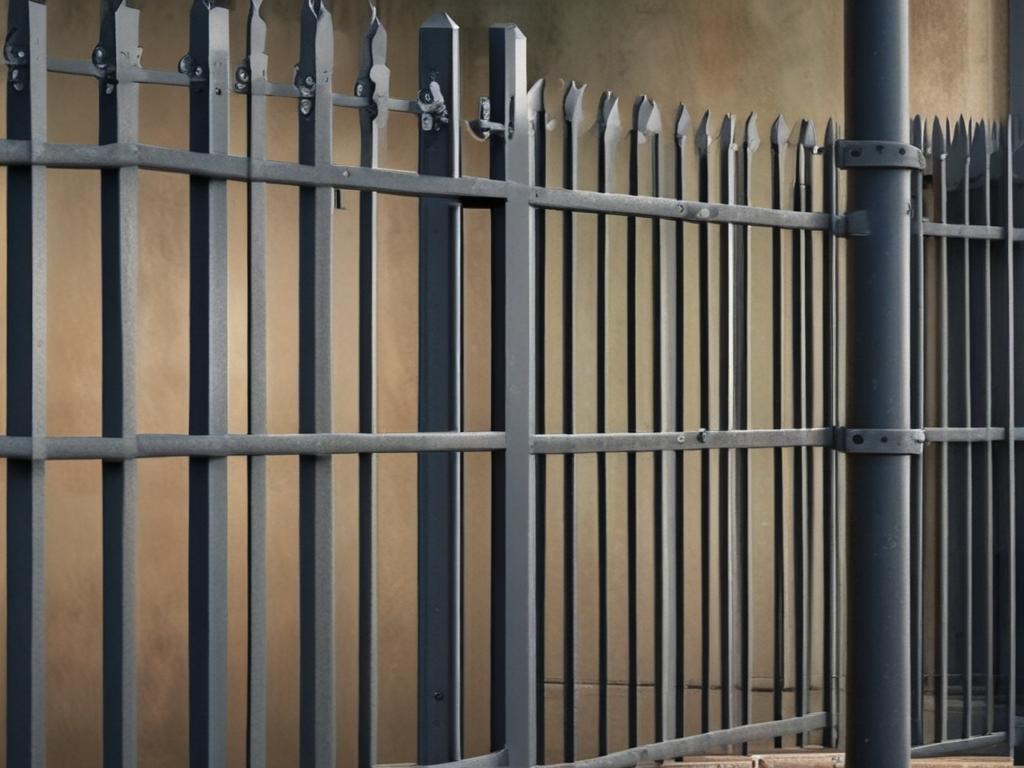 metal fences, gates, posts, metal products, construction