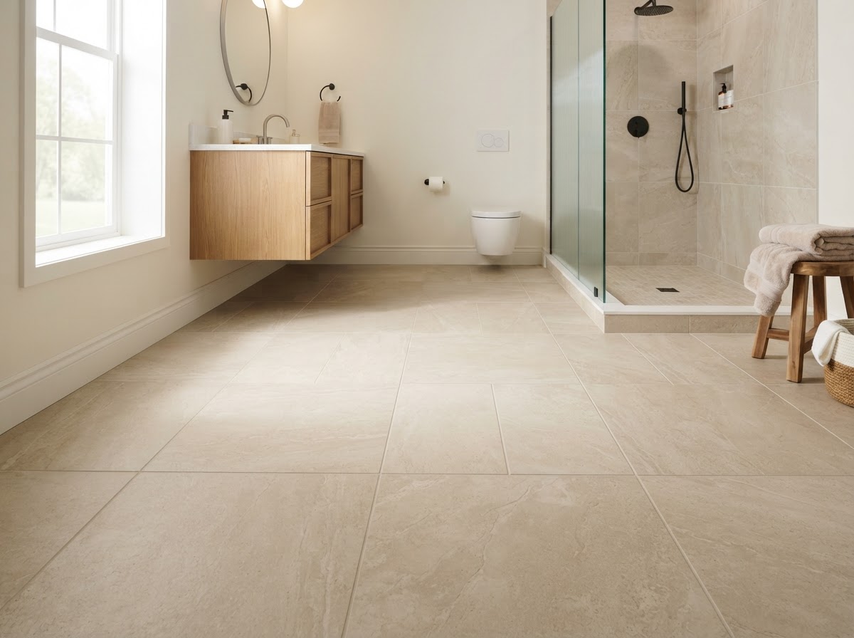 Porcelain Tile — Westerville Bathroom