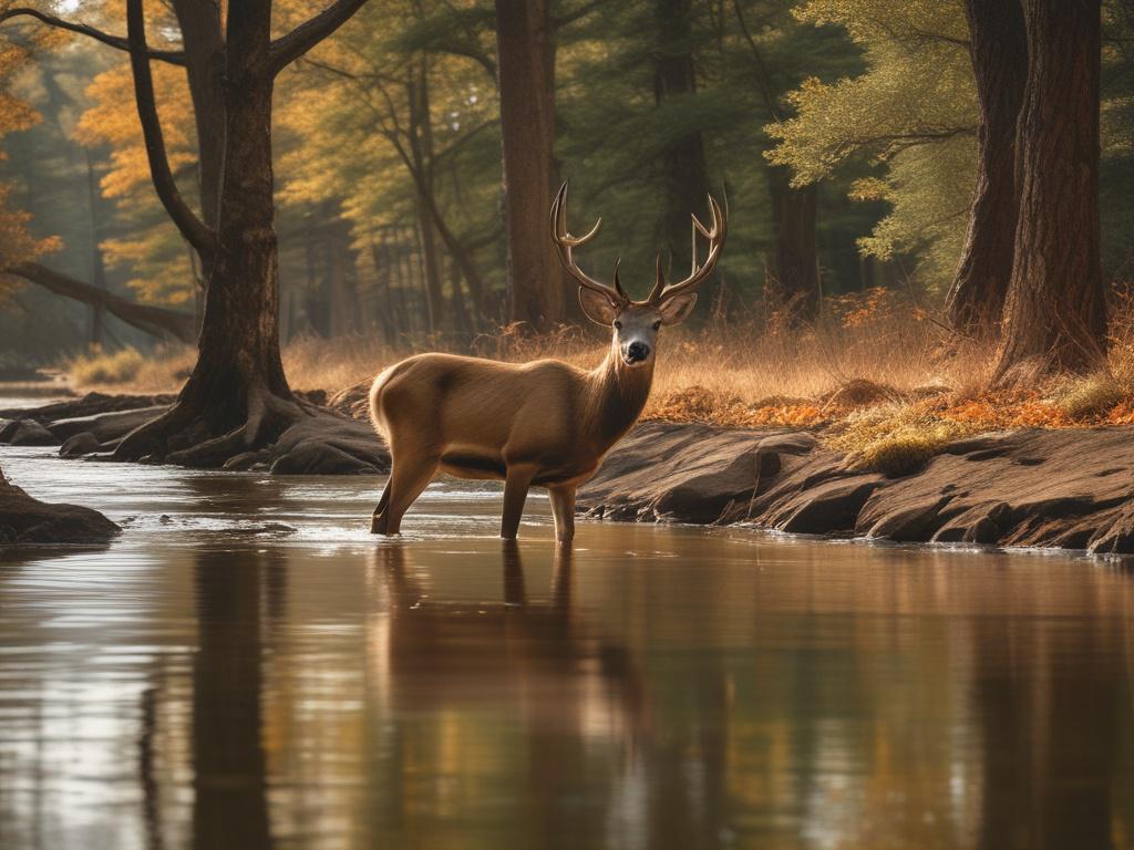 A high resolution image of a wildlife observation scene in