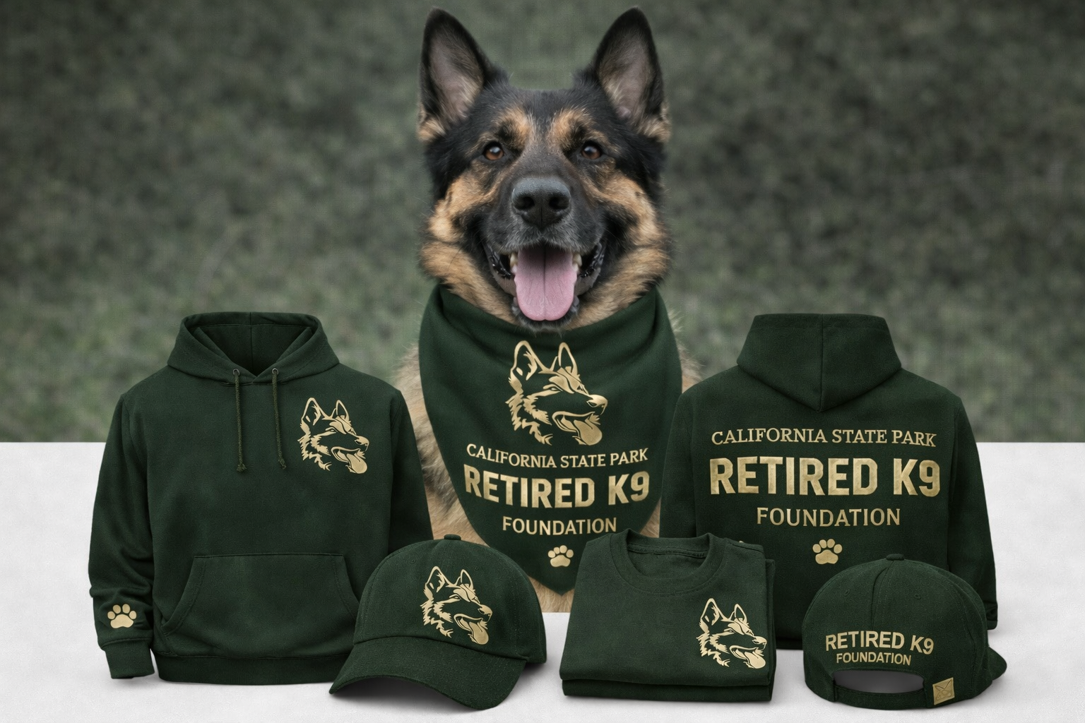 Retired K9 Forest Green Bundle