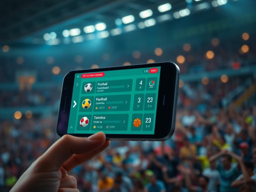 A close up shot of a smartphone screen displaying live