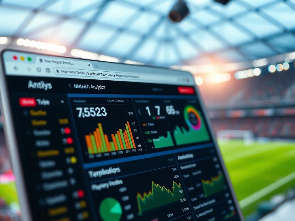 A close up shot of a sports web page featuring